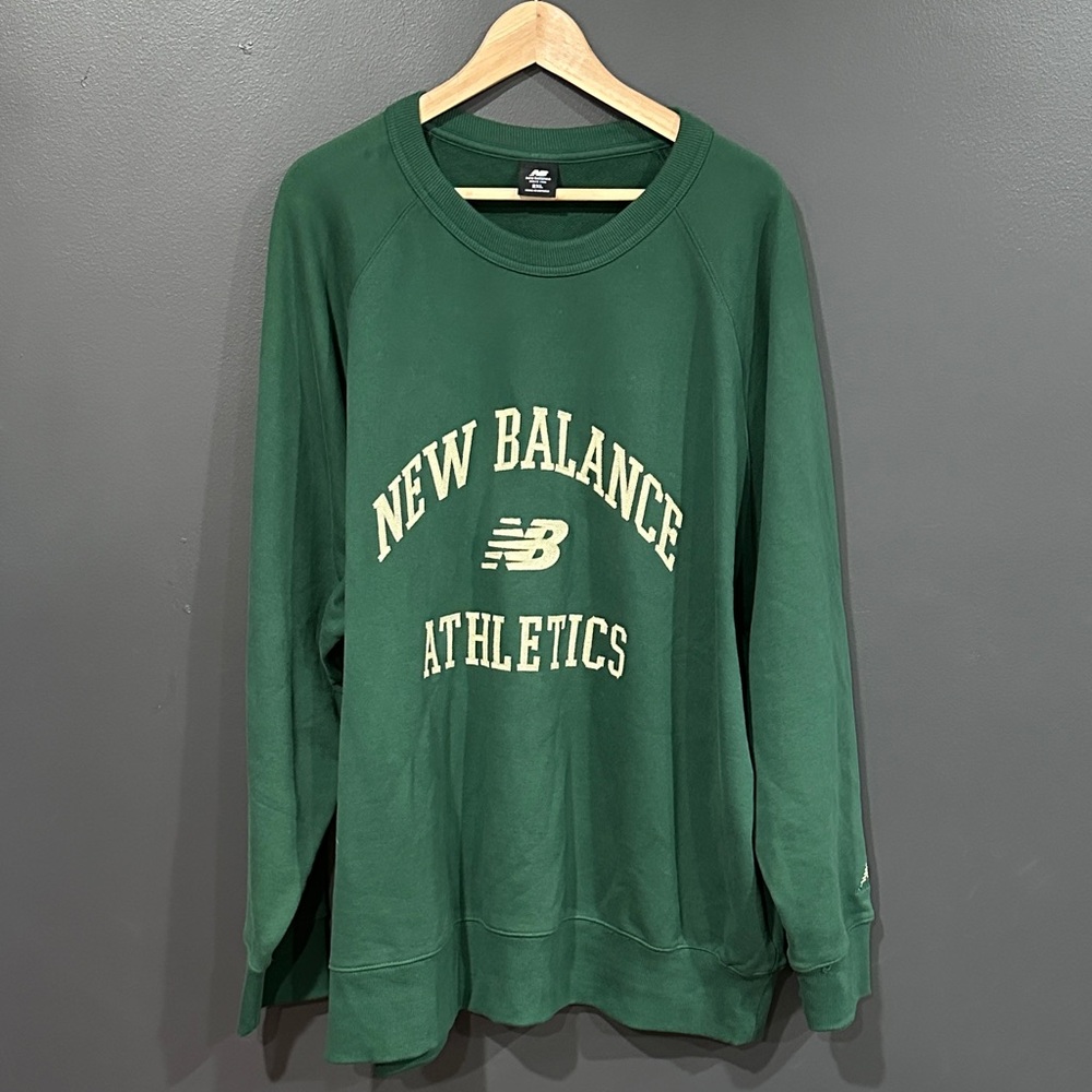 New Balance Forest Green Athletics Crewneck Sweatshirt